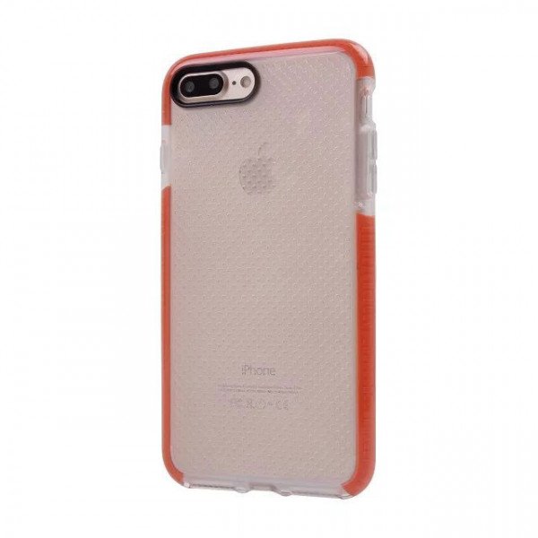 Wholesale iPhone 8 / 7 Mesh Hybrid Case (Orange)